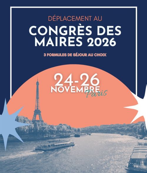 Offre de déplacement au Congrès des Maires 2026