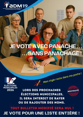 affiche pas de panachage