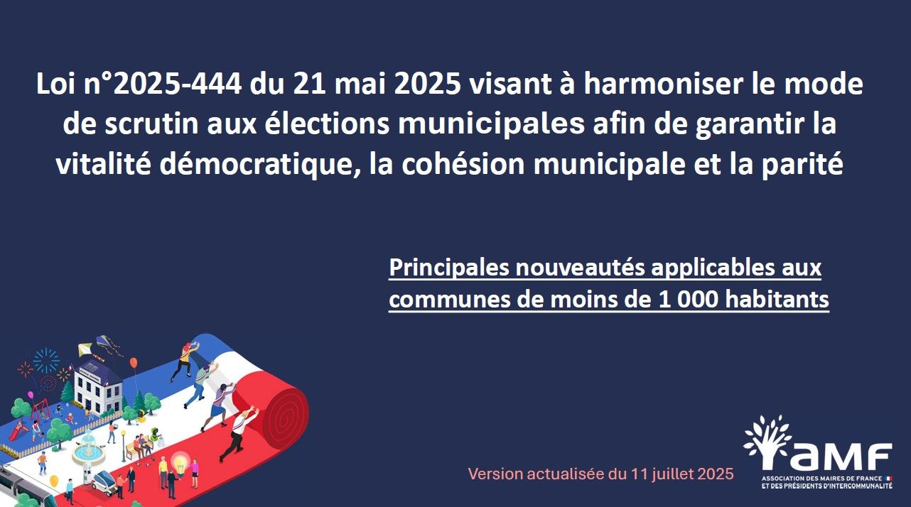 visuel infographie amf elections moins 1000 habitants