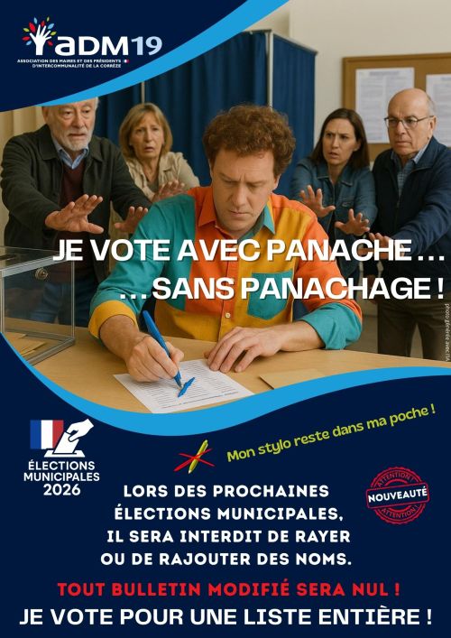 Élections municipales : sensibilisez vos électeurs à la fin du panachage !