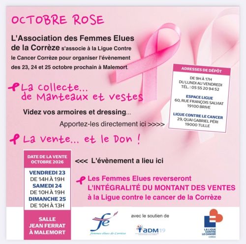 OCTOBRE ROSE – Donnez ou achetez sacs et accessoires féminins et participez à une belle action solidaire !