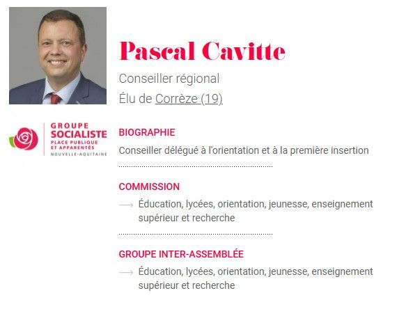 Fiche Cavitte Région