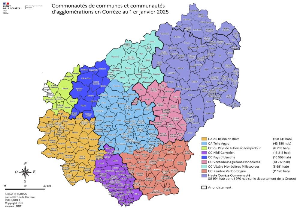 carte EPCI du 19