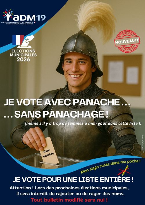 Élections municipales : sensibilisez vos électeurs à la fin du panachage !